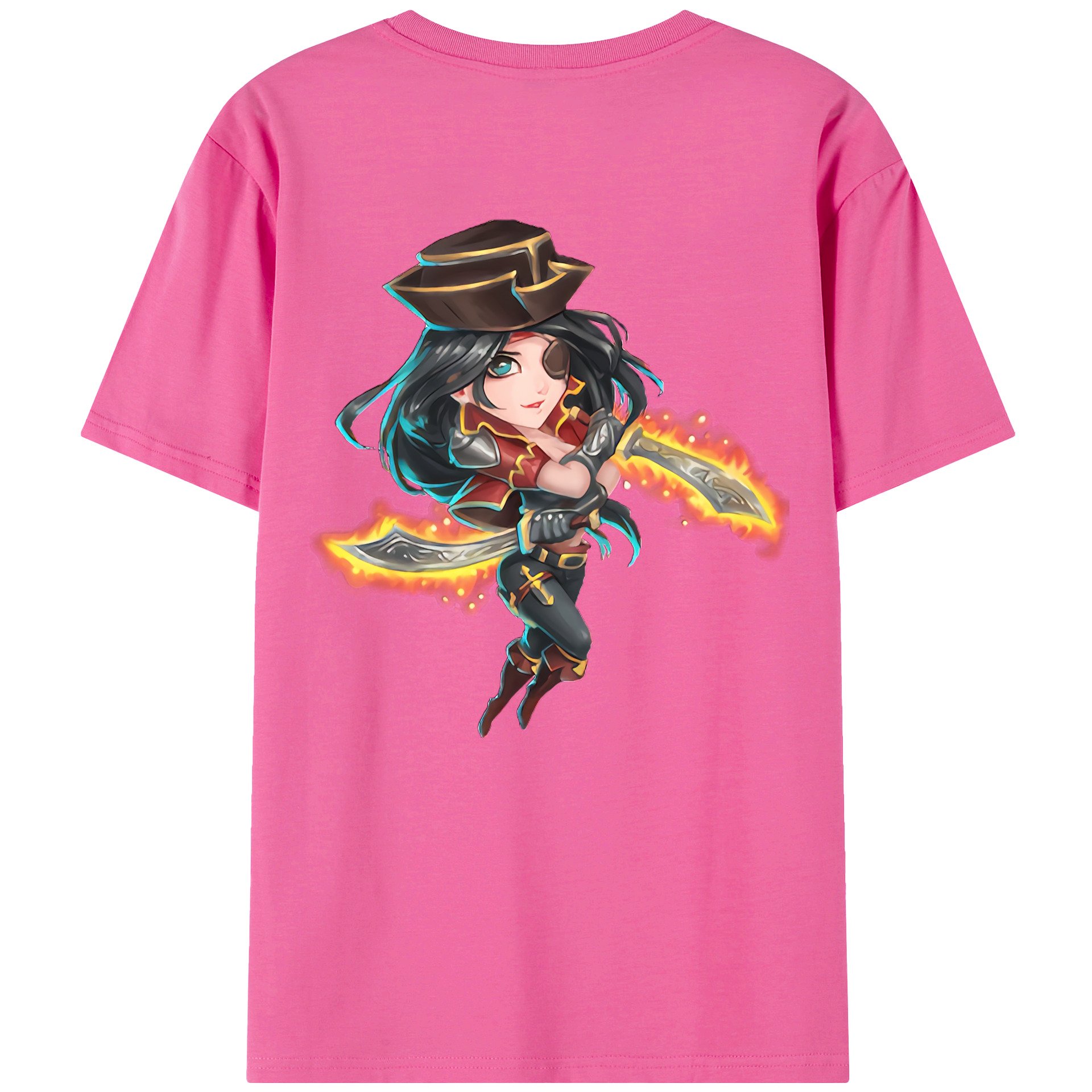 リーグ・オブ・レジェンド League of Legends LOL レディース半袖Tシャツ(バックプリント)